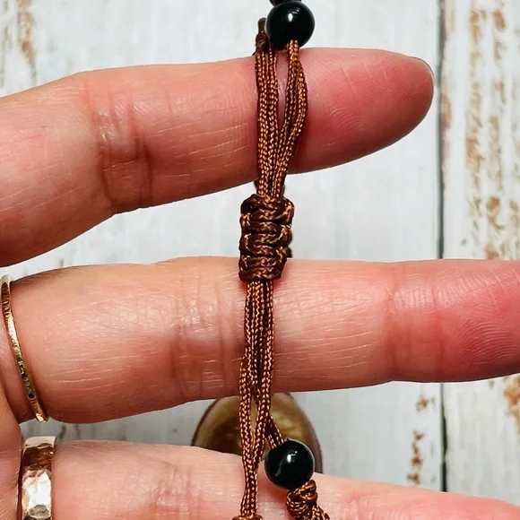 🎁Stone Macrame Adjustable Bracelet - Picture 4 of 4